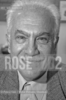 Turkish writer Dogu Perincek at the Istanbul Book Fair...Copyright©Pascal Saez/Writer Pictures/Rosebud2