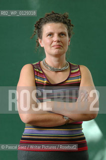 Writer Clare Pettitt, author of Dr Livingstone, I presume?, at the Edinburgh International Book Festival 2007. ..Copyright©Pascal Saez/Writer Pictures/Rosebud2