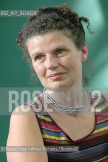 Writer Clare Pettitt, author of Dr Livingstone, I presume?, at the Edinburgh International Book Festival 2007. ..Copyright©Pascal Saez/Writer Pictures/Rosebud2