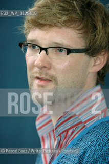 British writer Timothy Phillips, who is a Russian expert and BBC translator at the Edinburgh International Book Festival 2007. He has written a book about the Beslan school tragedy...Copyright©Pascal Saez/Writer Pictures/Rosebud2