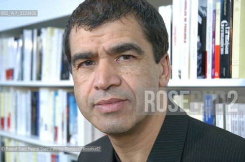 French writer Daniel Picouly at the Salon du Livre (Book Fair) in Paris, March 2006..Copyright©Pascal Saez.Pascal Saez/Writer Pictures/Rosebud2