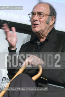 Nobel Prize-winning playwright and poet Harold Pinter at the Edinburgh International Book Festival...Copyright©Pascal Saez/Writer Pictures/Rosebud2