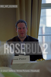 Jason Pinter in a panel, Crimefest 2008, Bristol..copyright©Gilbert Gallerne/Writer Pictures/Rosebud2