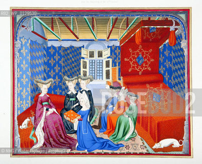 Christine de Pisan (1363-1431) French Poet..Copyright©NMG/Writer Pictures/Rosebud2
