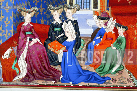 Christine de Pisan (1363-1431) French Poet..Copyright©NMG/Writer Pictures/Rosebud2