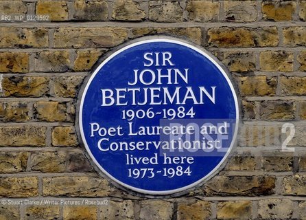  Sir John Betjeman. Poet Laureate. Chelsea, London.  ..copyright©Stuart Clarke/Writer Pictures/Rosebud2