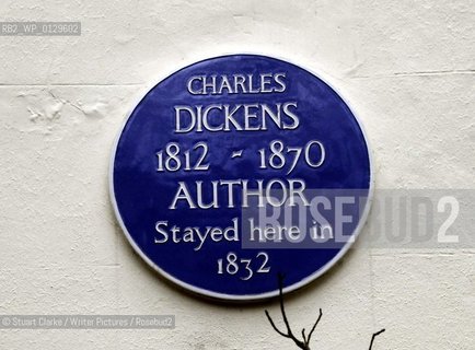 Charles Dickens Stayed. Highgate. London.  ..copyright©Stuart Clarke/Writer Pictures/Rosebud2