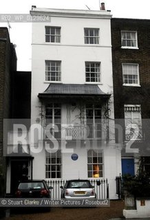 Bram Stoker author of Dracula home in Chelsea. ..copyright©Stuart Clarke/Writer Pictures/Rosebud2