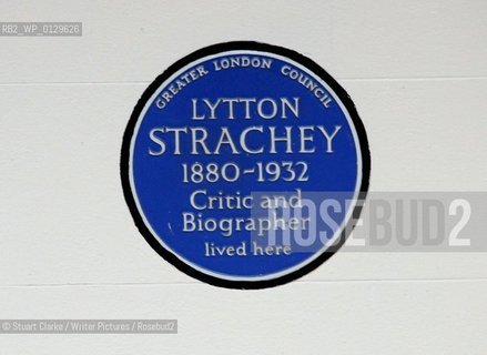  Lytton Strachey. Writer & Critic. Camden.  London.  ..copyright©Stuart Clarke/Writer Pictures/Rosebud2
