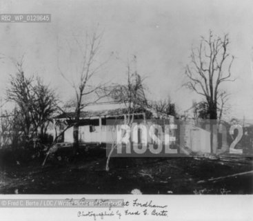 Edgar Allan Poe - Life and Times (1809-1849).The Poe Cottage at Fordham, [N.Y.]..Copyright©Fred C. Berte/LOC/Writer Pictures/Rosebud2