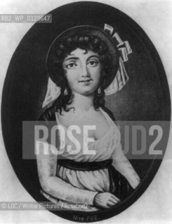 Edgar Allan Poe - Life and Times (1809-1849).Elizabeth Arnold Hopkins Poe, half-length portrait, facing front.Portrait of mother of Edgar Allan Poe...Copyright©LOC/Writer Pictures/Rosebud2