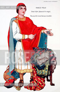 Marco Polo (1254-1324).Venetian traveller..copyright©NMG/Writer Pictures/Rosebud2