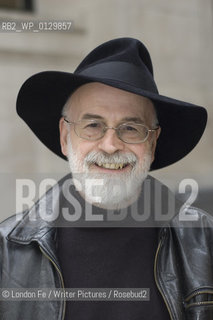 Best selling author Terry Pratchetts has sold over 55 million books in 27 different countries thanks mainly to his fantasy Discworld series. .In August 2007 he was diagnosed with a very rare form of Alzheimers disease..©London Fe/Writer Pictures/Rosebud2