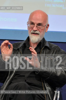 Terry Pratchett at The Edinburgh International Book Festival 2008..Copyright©Pascal Saez/Writer Pictures/Rosebud2