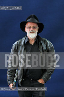 Terry Pratchett at The Edinburgh International Book Festival 2008..Copyright©Pascal Saez/Writer Pictures/Rosebud2