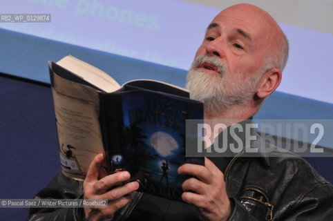 Terry Pratchett at The Edinburgh International Book Festival 2008..Copyright©Pascal Saez/Writer Pictures/Rosebud2