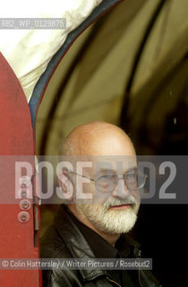 Fantasy writer Terry Pratchett, pictured during a break at the citys Book Festival...copyright©Colin Hattersley/Writer Pictures/Rosebud2