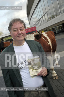 Chrissie Hynde joins author Ranchor Prime to launch Cows and the Earth: A Story of Kinder Dairy Farming ..copyright©Roger Parkes/Writer Pictures/Rosebud2