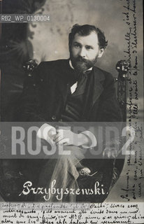 Stanislaw Przybyszewski (1868-1927).Polish Novelist and Dramatist and critic..copyright©nmg/Writer Pictures/Rosebud2