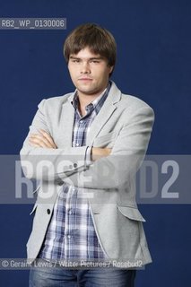 Victor Puchkov, Russian author, at the 2010 Edinburgh International Book Festival, August 24, 2010...Copyright©Geraint Lewis/Writer Pictures/Rosebud2