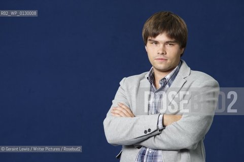 Victor Puchkov, Russian author, at the 2010 Edinburgh International Book Festival, August 24, 2010...Copyright©Geraint Lewis/Writer Pictures/Rosebud2