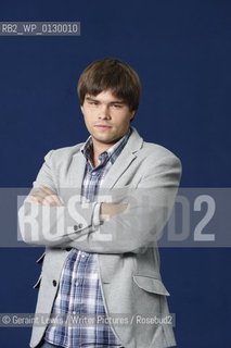 Victor Puchkov, Russian author, at the 2010 Edinburgh International Book Festival, August 24, 2010...Copyright©Geraint Lewis/Writer Pictures/Rosebud2