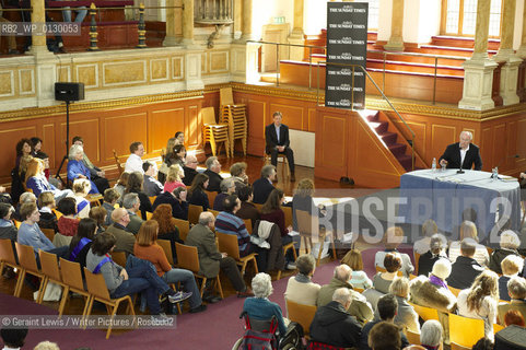 Philip Pullman, writer, in Christchurch College Oxford at The Oxford Literary Festival 2010...copyright©Geraint Lewis/Writer Pictures/Rosebud2