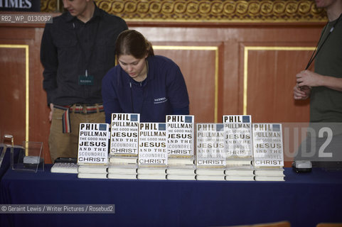 Philip Pullman, writer, in Christchurch College Oxford at The Oxford Literary Festival 2010...copyright©Geraint Lewis/Writer Pictures/Rosebud2