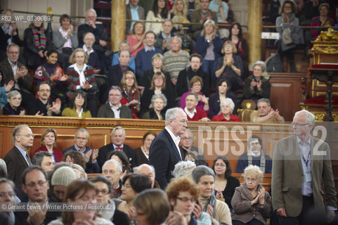 Philip Pullman, writer, in Christchurch College Oxford at The Oxford Literary Festival 2010...copyright©Geraint Lewis/Writer Pictures/Rosebud2