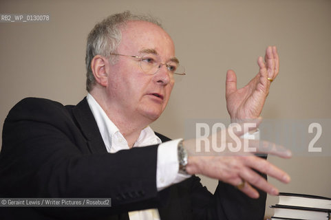 Philip Pullman, writer, in Christchurch College Oxford at The Oxford Literary Festival 2010...copyright©Geraint Lewis/Writer Pictures/Rosebud2