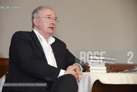 Philip Pullman, writer, in Christchurch College Oxford at The Oxford Literary Festival 2010...copyright©Geraint Lewis/Writer Pictures/Rosebud2