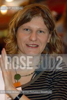 Image ID:  ..Paris Bookfair 2007 .Writer of La vie quotidienne au Moyen Age ;Le petit chaperon rouge; Nook sur la banquise; Le geant de sable  .Copyright©Nicolas Wibaut/Writer Pictures/Rosebud2