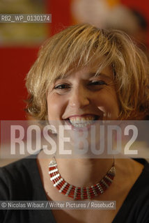 Image ID:  ..Paris Bookfair 2007 .Writer of La Note sensible; Lantilope blanche.Copyright©Nicolas Wibaut/Writer Pictures/Rosebud2