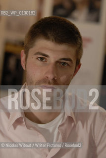 Image ID:  ..Paris Bookfair 2007 .Writer of Quitter la France; La littérature est un jeu ; Camping Atlantic    .Copyright©Nicolas Wibaut/Writer Pictures/Rosebud2