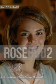 Image ID:  ..Paris Bookfair 2007 .Writer of Mes secrets pour garder la ligne... sans régime  .Copyright©Nicolas Wibaut/Writer Pictures/Rosebud2