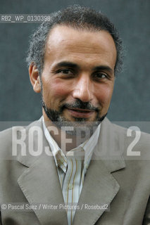 Writer and commentator on Islam Tariq Ramadan, author of The Messenger, here at the Edinburgh International Book Festival 2007. ..Copyright©Pascal Saez/Writer Pictures/Rosebud2