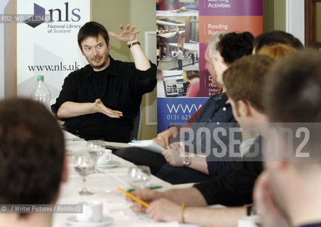 Ian Rankin Writers Workshop, National Library of Scotland, 05/04/08.Ian Rankin at the writers workshop..©./Writer Pictures/Rosebud2