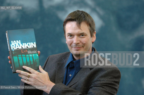 Scottish crime writer Ian Rankin is presenting his latest  Rebus novel Exit Music at the Edinburgh International Book Festival 2007. ..Copyright©Pascal Saez/Writer Pictures/Rosebud2