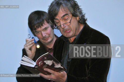 Sebastian Barry & Ian Rankin..copyright©Pascal Saez/Writer Pictures/Rosebud2