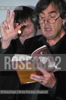 Sebastian Barry & Ian Rankin..copyright©Pascal Saez/Writer Pictures/Rosebud2