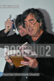 Sebastian Barry & Ian Rankin..copyright©Pascal Saez/Writer Pictures/Rosebud2