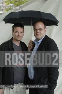 Ian Rankin and Mark Lawson, The Edinburgh International Book Festival 2005..Copyright©Rob McDougall/Writer Pictures/Rosebud2