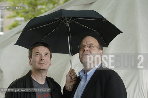 Ian Rankin and Mark Lawson, The Edinburgh International Book Festival 2005..Copyright©Rob McDougall/Writer Pictures/Rosebud2