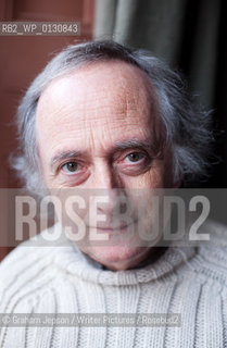 Christopher Reid, winner of the 2010 Costa Prize, photographed in his North London Home..©Graham Jepson/Writer Pictures/Rosebud2