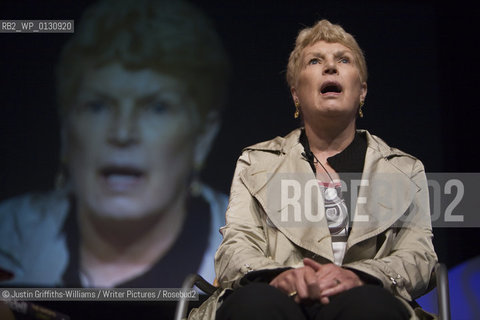 The great thriller writer Ruth Rendell speaks at the Guardian Hay Festival...copyright©Justin Griffiths-Williams/Writer Pictures/Rosebud2