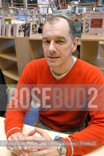 Writer Francois Reynaert at the Salon du Livre (Book Fair) in Paris, March 2006 ..Copyright©Pascal Saez.Pascal Saez/Writer Pictures/Rosebud2