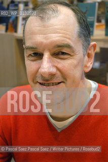 Writer Francois Reynaert at the Salon du Livre (Book Fair) in Paris, March 2006 ..Copyright©Pascal Saez.Pascal Saez/Writer Pictures/Rosebud2
