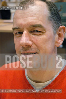 Writer Francois Reynaert at the Salon du Livre (Book Fair) in Paris, March 2006 ..Copyright©Pascal Saez.Pascal Saez/Writer Pictures/Rosebud2