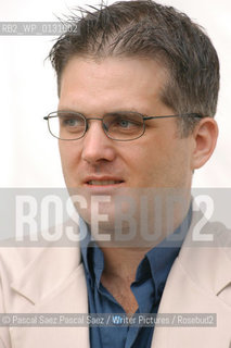 British writer Dan Rhodes at the Edinburgh International Book festival 2003..Copyright©Pascal Saez.Pascal Saez/Writer Pictures/Rosebud2