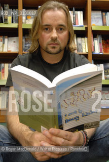 Danny Rhodes signs copies of his book Asboville at a bookshop in Canterbury..©Rogan MacDonald/Writer Pictures/Rosebud2